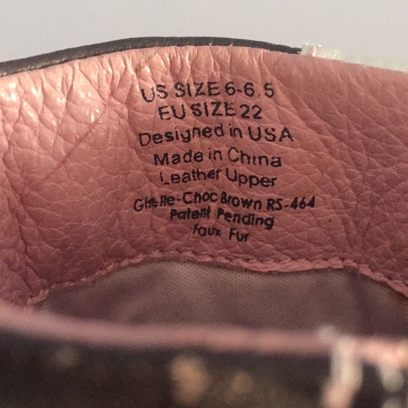 Pediped GUC chocolate brown boots size US 6-6.5 - Picture 12 of 12